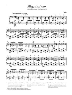 Allegro barbaro - Bartok/Somfai - Piano - Sheet Music