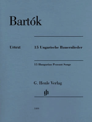 G. Henle Verlag - 15 Hungarian Peasant Songs - Bartok/Somfai/Varjon - Piano - Book