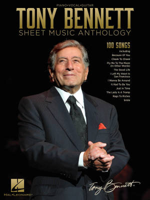 Tony Bennett Sheet Music Anthology - Bennett - Piano/Vocal/Guitar - Book