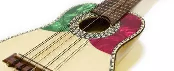 Charango - Red & Green Pearl W/bag