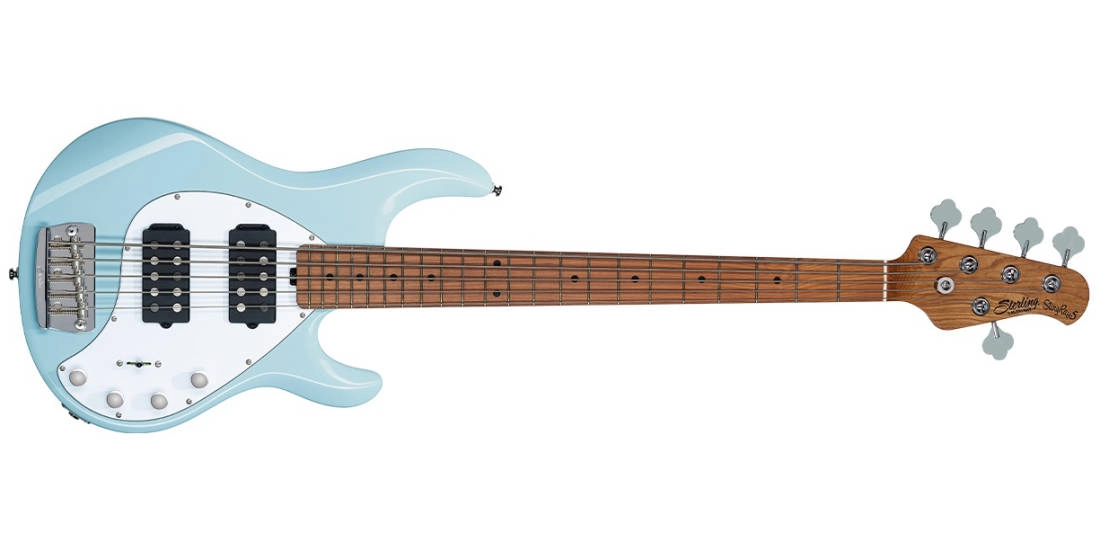 StingRay Ray35HH 5-String Bass - Daphne Blue