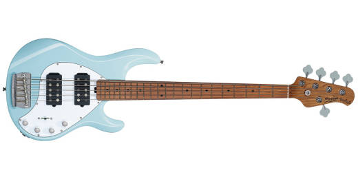 Sterling by Music Man - StingRay Ray35HH 5-String Bass - Daphne Blue