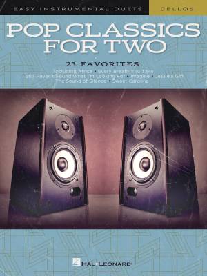 Hal Leonard - Pop Classics for Two Cellos - Phillips - Cello Duet - Book