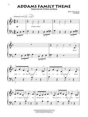 Great TV Themes for Beginning Piano Solo - Book