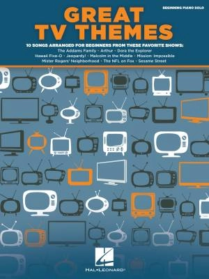 Hal Leonard - Great TV Themes for Beginning Piano Solo - Book