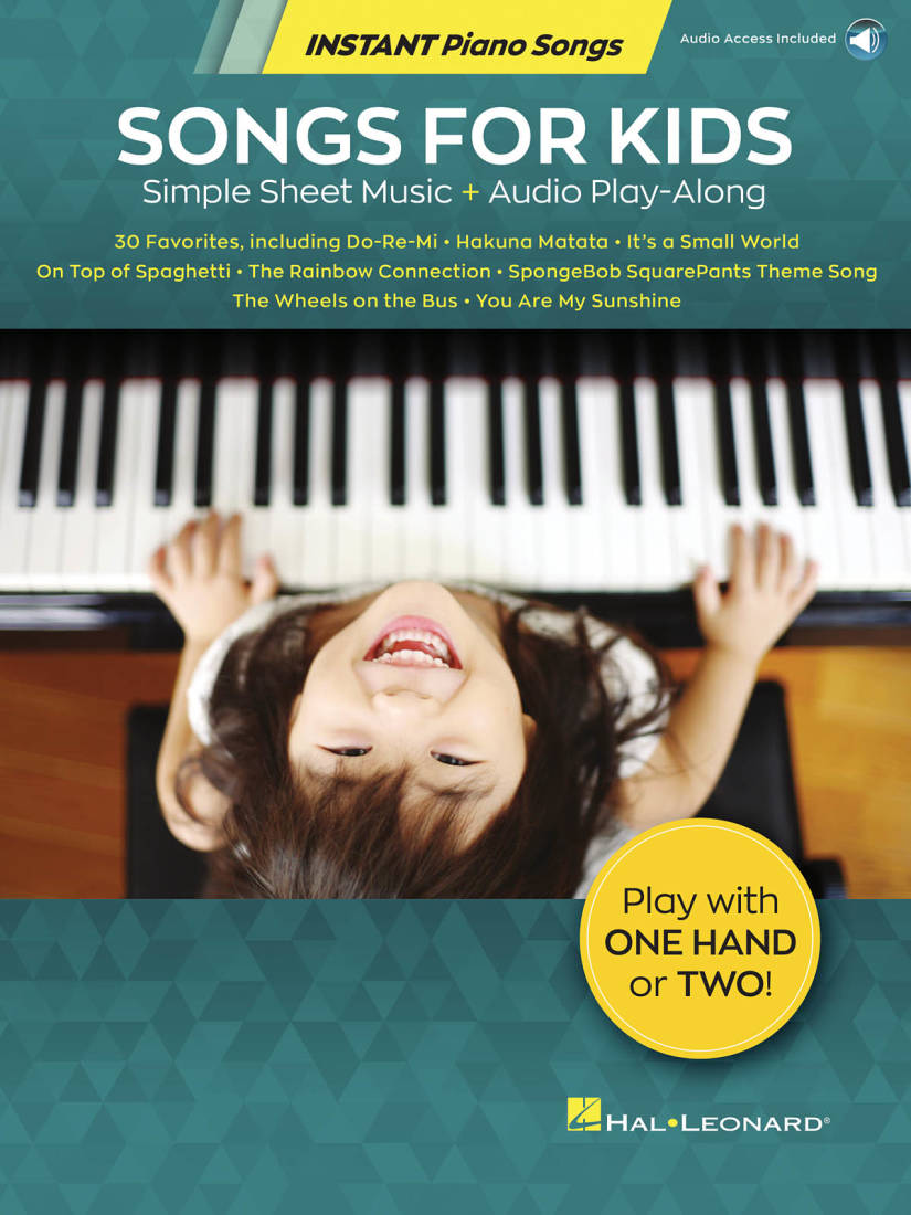 Songs for Kids: Instant Piano Songs - Piano - Book/Audio Online