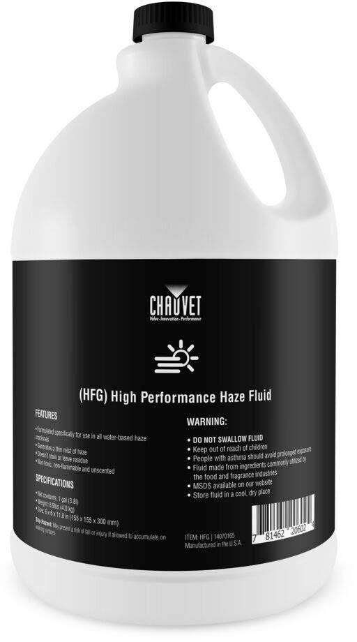 High Performance Water Based Haze Fluid - 1 Gallon