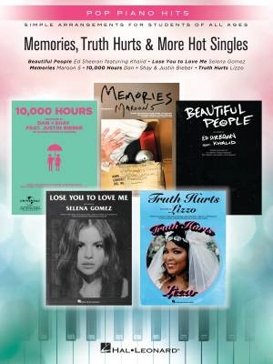 Hal Leonard - Memories, Truth Hurts & More Hot Singles: Pop Piano Hits - Easy Piano - Book