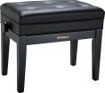Roland - RPB-400BK Adjustable Piano Bench with Storage - Black