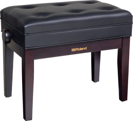RPB-400RW Adjustable Piano Bench with Storage - Rosewood