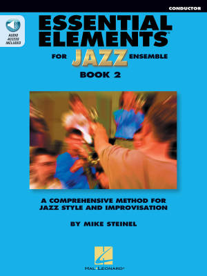 Hal Leonard - Essential Elements for Jazz Ensemble Book 2 - Steinel - Conductor - Book/Audio Online