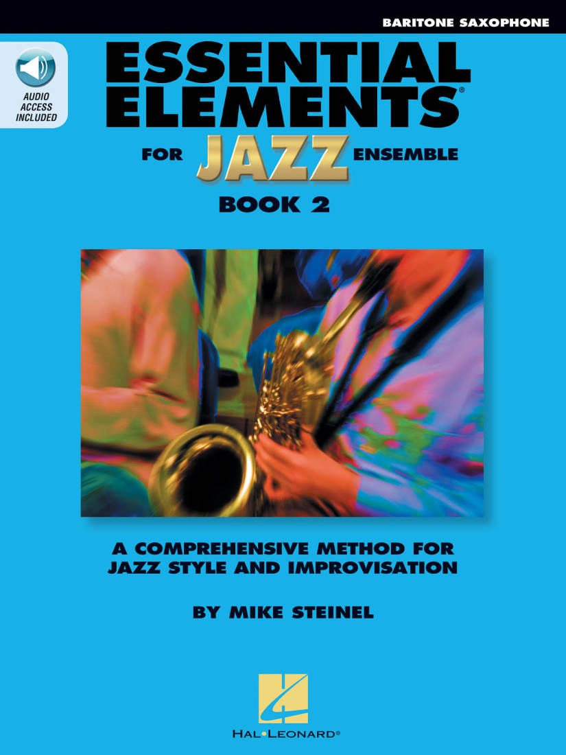Essential Elements for Jazz Ensemble Book 2 - Steinel - Eb Baritone Saxophone - Book/Audio Online