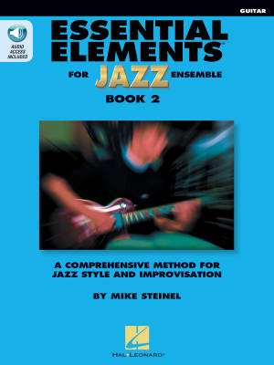 Hal Leonard - Essential Elements for Jazz Ensemble Book 2 - Steinel - Guitar - Book/Audio Online