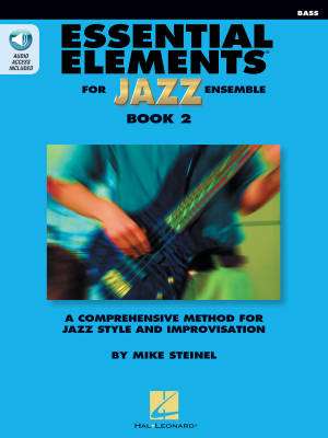Essential Elements for Jazz Ensemble Book 2 - Steinel - Bass - Book/Audio Online