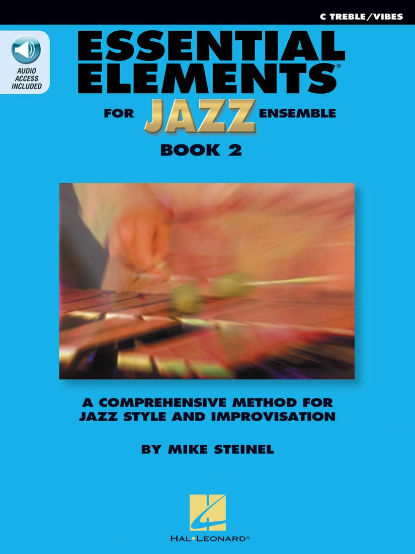 Essential Elements for Jazz Ensemble Book 2 - Steinel - C Treble/Vibes - Book/Audio Online