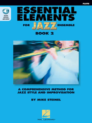 Hal Leonard - Essential Elements for Jazz Ensemble Book 2 - Steinel - Flute - Book/Audio Online