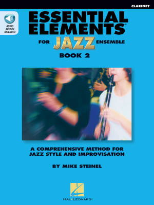 Hal Leonard - Essential Elements for Jazz Ensemble Book 2 - Steinel - Clarinet - Book/Audio Online