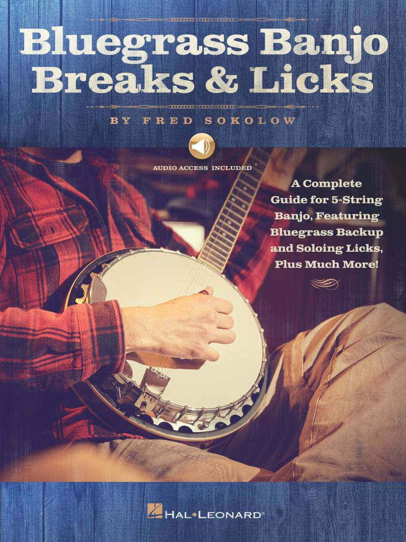 Bluegrass Banjo Breaks & Licks - Sokolow - Banjo TAB - Book/Audio Online