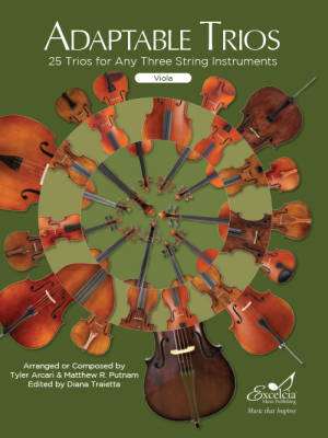 Excelcia Music Publishing - Adaptable Trios for Viola - Arcari/Putnam/Traietta - Viola - Book