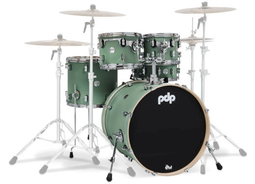 Concept Maple 5-Piece Shell Pack (22,10,12,16,SD) - Sea Foam