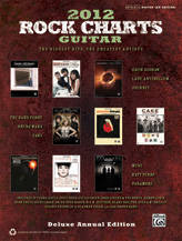 Alfred Publishing - 2012 Rock Charts Guitar - Guitar Tab