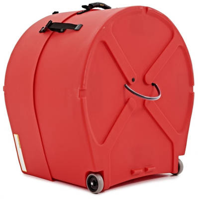 22\'\' Lined Bass Drum Case - Red