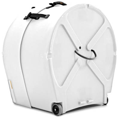 22\'\' Lined Bass Drum Case - White