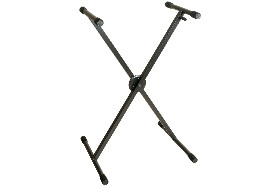 Yorkville Deluxe Single Braced X Keyboard Stand Long & McQuade