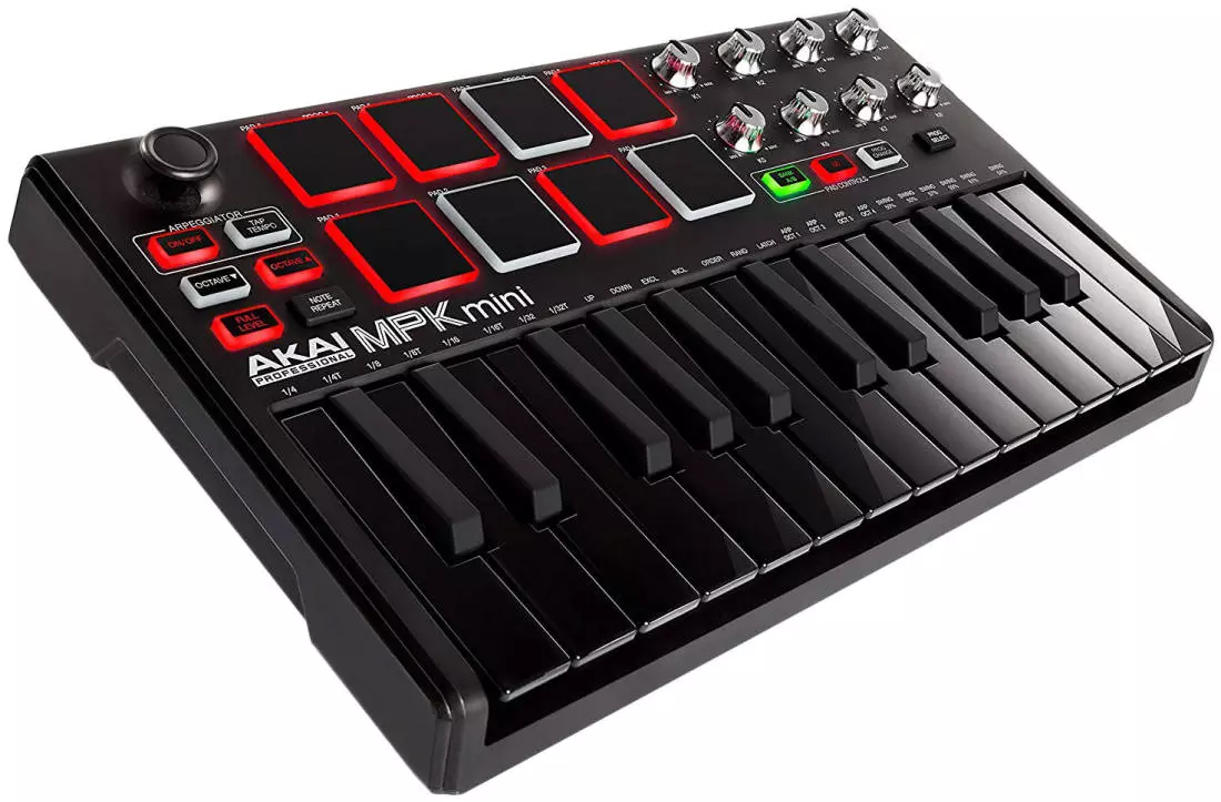 MPK Mini II - 25 Note Keyboard/Drum Pad Controller - Black