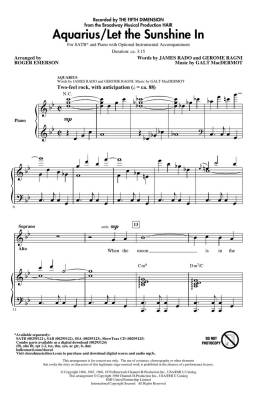 Aquarius/Let the Sunshine In (from Hair) - Emerson - SATB