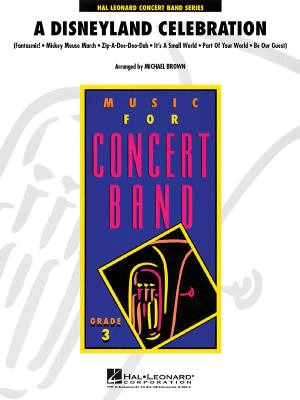 Hal Leonard - A Disneyland Celebration - Brown - Concert Band - Gr. 3