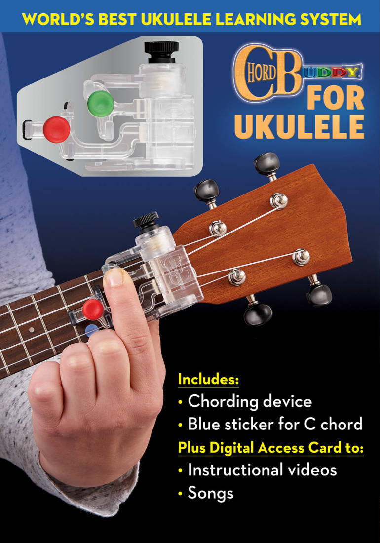 ChordBuddy for Ukulele: Complete Learning Package - Chording Device/Digital Access (Videos/Songs)