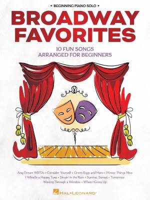 Broadway Favorites for Beginning Piano Solo - Easy Piano - Book