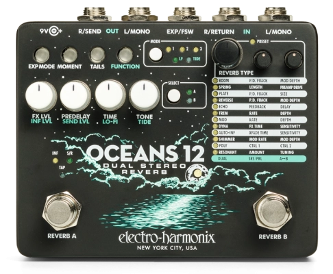 Electro-Harmonix - Oceans 12 Dual Stereo Reverb