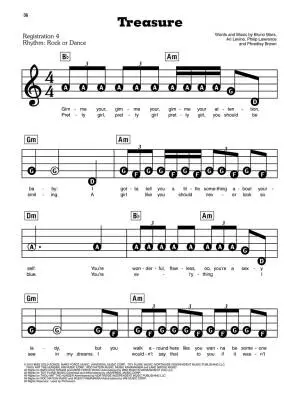 Bruno Mars: E-Z Play Today #193 - Electronic Keyboard - Book