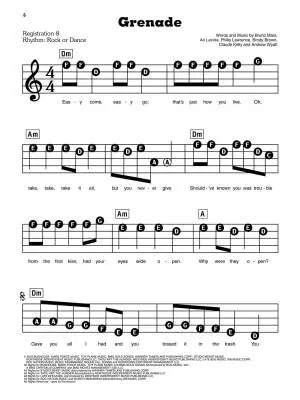 Bruno Mars: E-Z Play Today #193 - Electronic Keyboard - Book