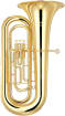 Yamaha Band - Standard 4/4 3-Valve Tuba, 0.728 Bore