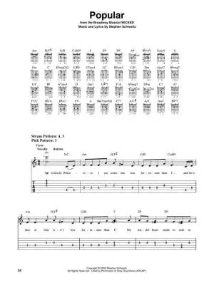 Broadway Songs for Guitar: Easy Guitar with Notes & Tab - Guitar TAB - Book