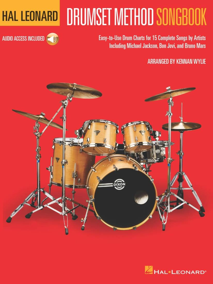 Hal Leonard Drumset Method Songbook - Wylie - Drum Set - Book/Audio Online