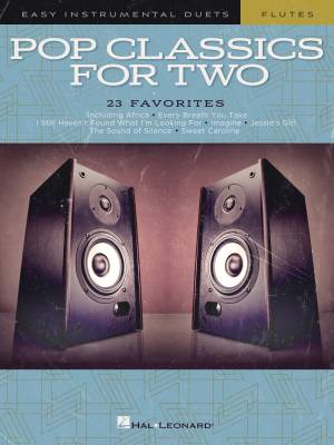 Hal Leonard - Pop Classics for Two Flutes: Easy Instrumental Duets - Phillips - Flute Duet - Book
