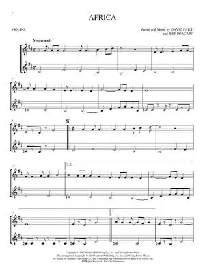 Pop Classics for Two Violins: Easy Instrumental Duets - Phillips - Violin Duet - Book