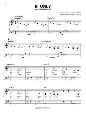 The Descendants: Easy Piano Collection - Book