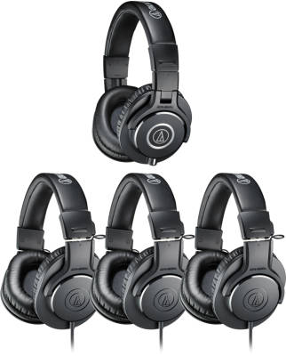 M-Series Studio Headphone Pack with (1) M40x + (3) M20x