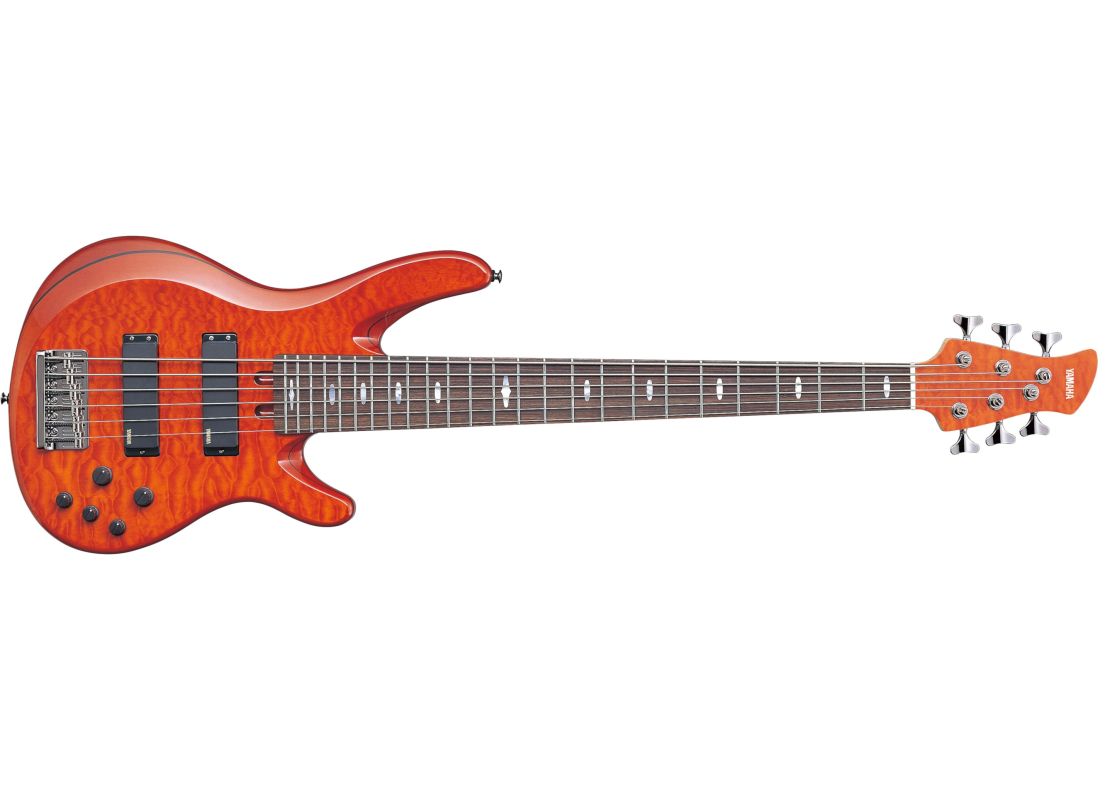 Yamaha TRB1006J 6String Bass Caramel Brown Long & McQuade