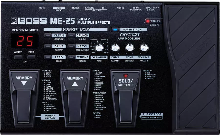 ME-25 Multi Effect Processor w/ Adapt
