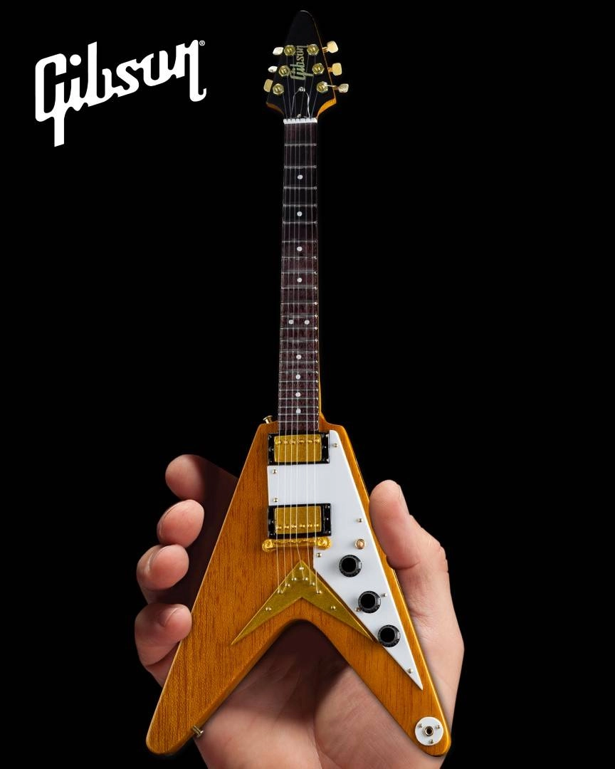 Gibson \'58 Korina Flying V Mini Guitar Model