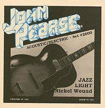 John Pearse - Cordes lectriques lgres Jazz