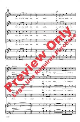 Three Blessings - Traditional/Franklin - SATB