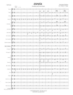 Espana (Rhapsody) - Chabrier/Yeago - Concert Band/Solo Trombone