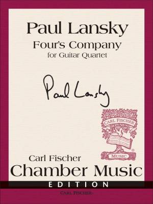 Four\'s Company - Lansky - Classical Guitar Quartet - Score/Parts